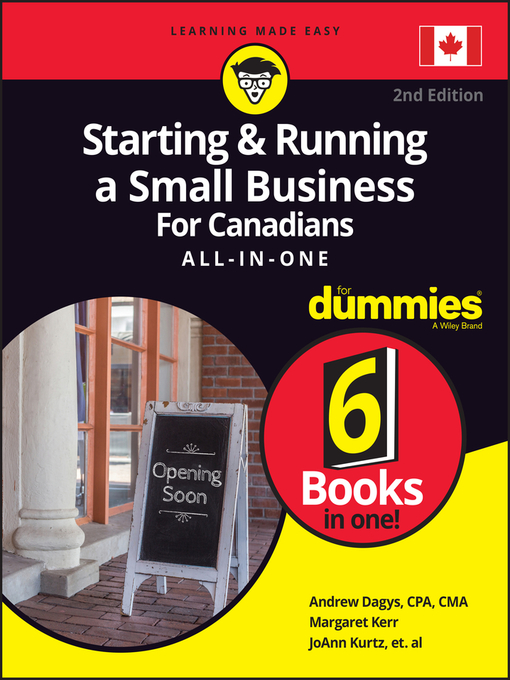 Title details for Starting & Running a Small Business For Canadians All-in-One For Dummies by Andrew Dagys - Available